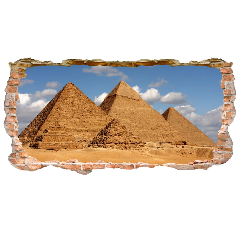 استیکر سه بعدی ژیوار طرح اهرام مصر