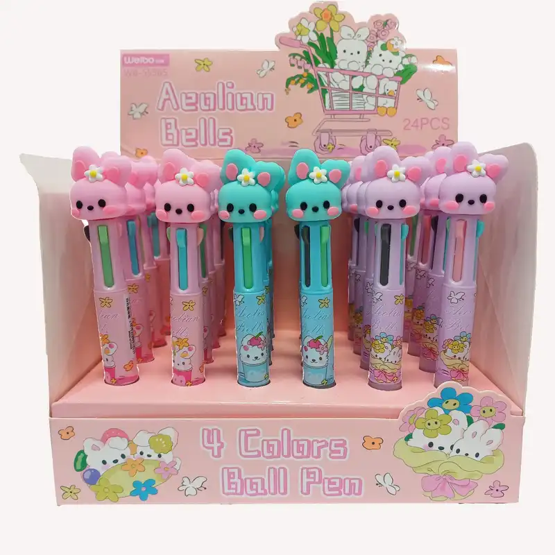 خودکار ویبو مدل فانتزی 4 رنگ کد WB-55565