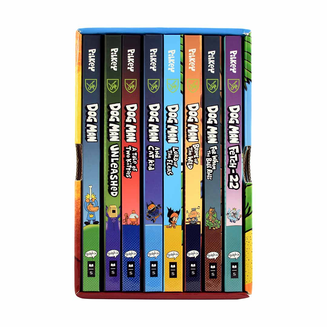 کتاب Dog Man اثر Dav Pilkey انتشارات جنگل 8جلدی