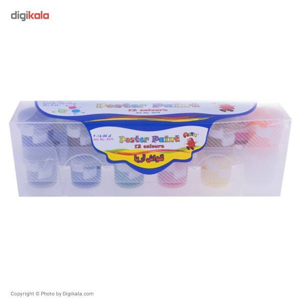 گواش 12 رنگ طقی آریا کد 4015