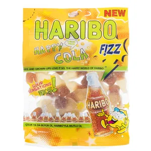 پاستیل هاریبو مدل Happy Cola Fizz مقدار 130 گرم