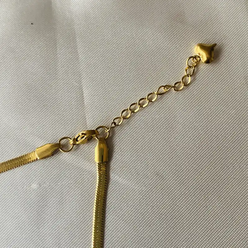 گردنبند زنانه استینلس استیل مدل سکه الیزابت ماری