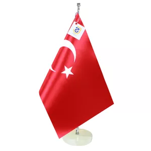 پرچم رومیزی جاویدان تندیس پرگاس مدل ترکیه کد 2