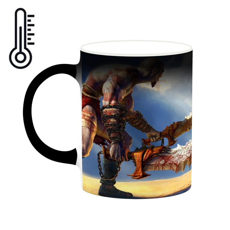 ماگ حرارتی کاکتی طرح گاد آف وار God Of War مدل mgh40831