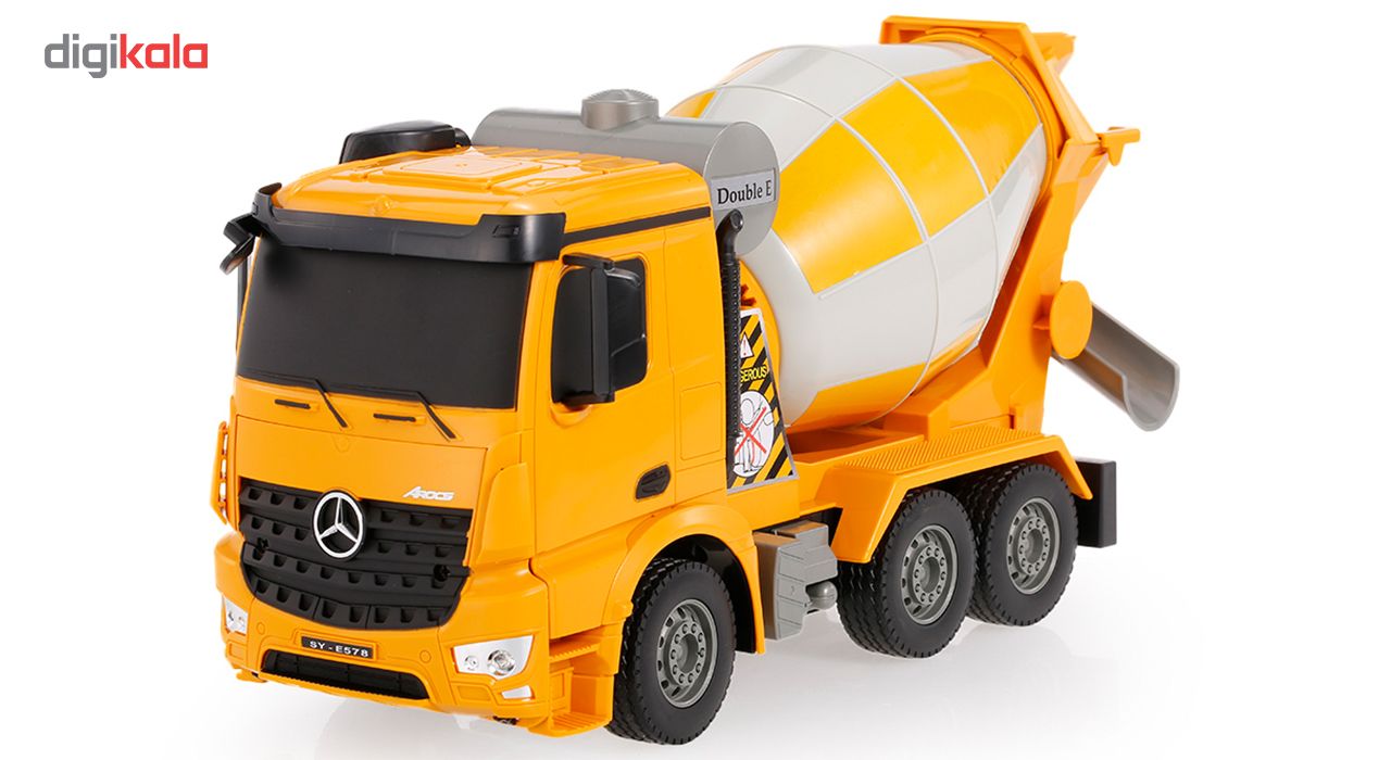 ماشین بازی کنترلی دبل ای مدل Mercedes Benz Cement Mixer