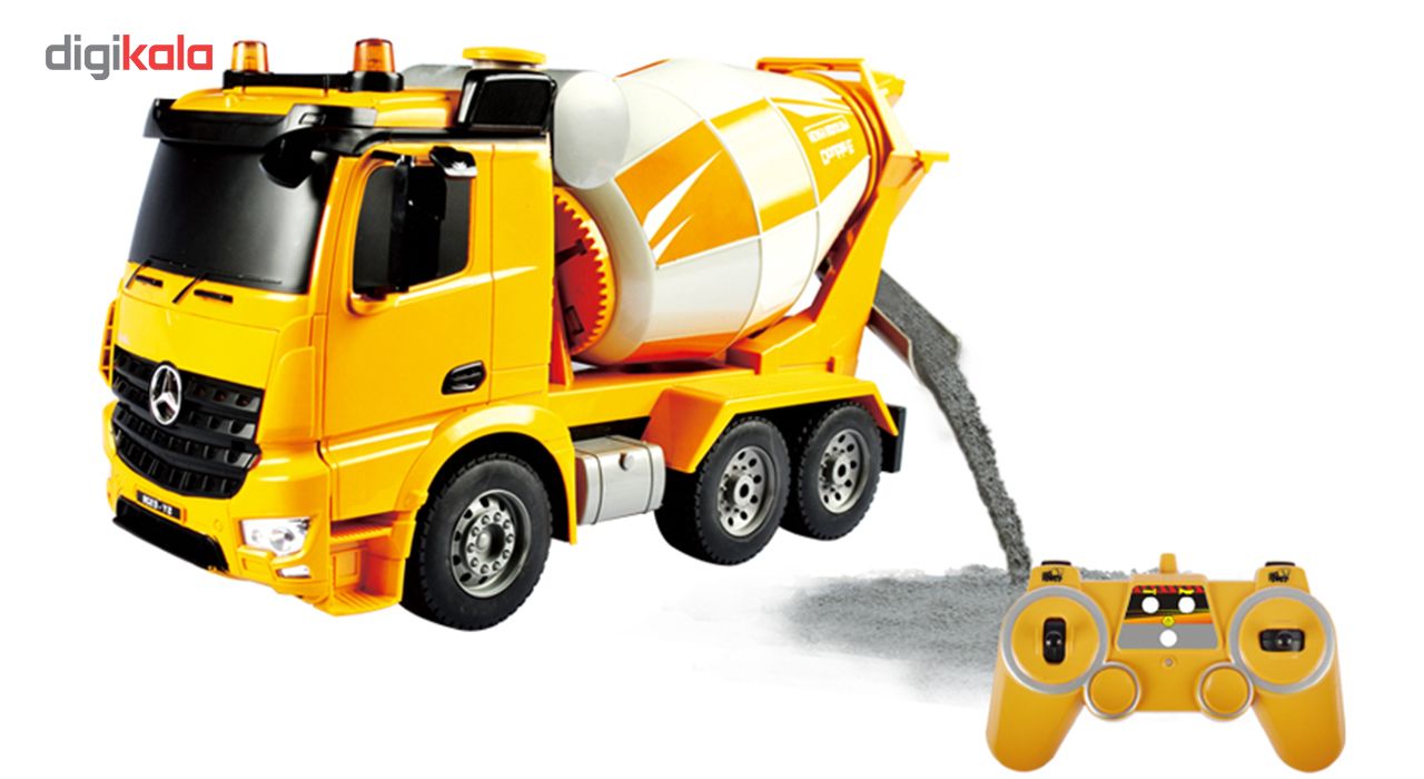 ماشین بازی کنترلی دبل ای مدل Mercedes Benz Cement Mixer