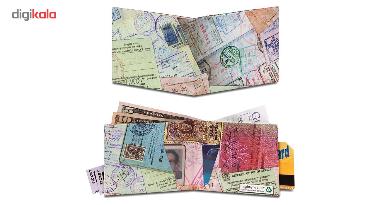 کیف پول کاغذی مایتی والت مدل Passport -  - 4