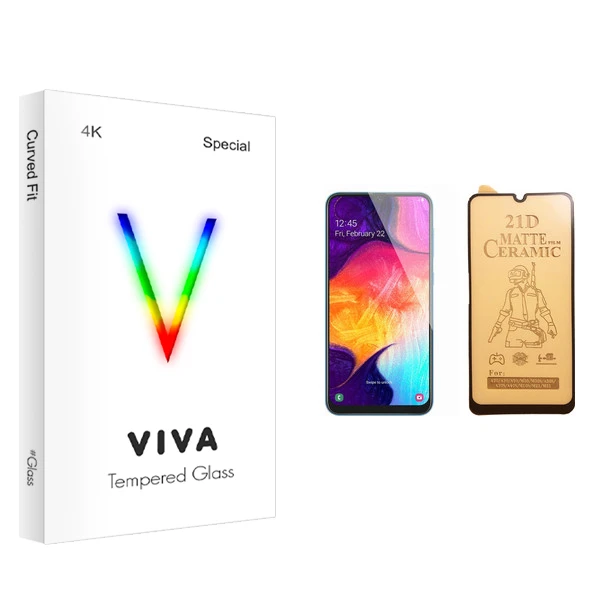 محافظ صفحه نمایش سرامیکی ویوا مدل 4K مناسب برای گوشی موبایل سامسونگ Galaxy A50