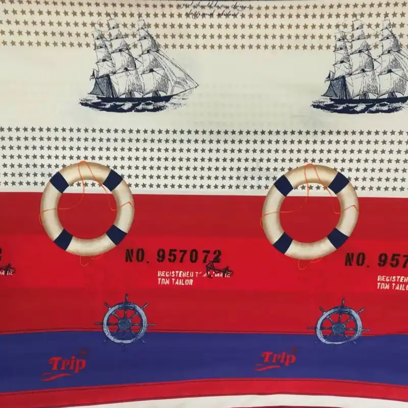 پارچه ملحفه مدل سفر دریایی