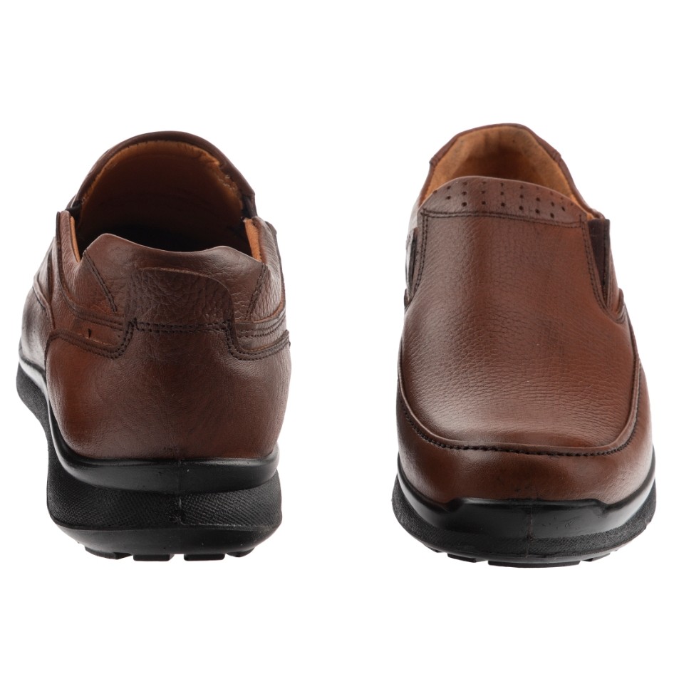 کفش روزمره مردانه آذر پلاس مدل چرم طبیعی کد 1A503 -  - 5