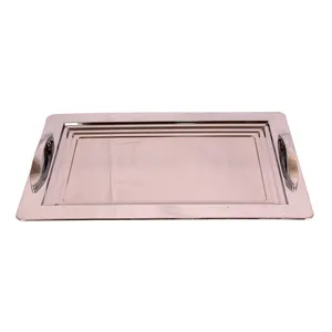 سینی مدل شاخه انار کد 553