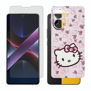 Glass Together model transparent screen protector suitable for Xiaomi Poco X7 Pro mobile phone with back cover sticker