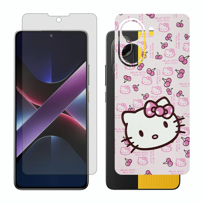 محافظ صفحه نمایش مات گلس مدل Together مناسب برای گوشی موبایل شیائومی Poco X7 Pro به همراه برچسب پوششی پشت گوشی