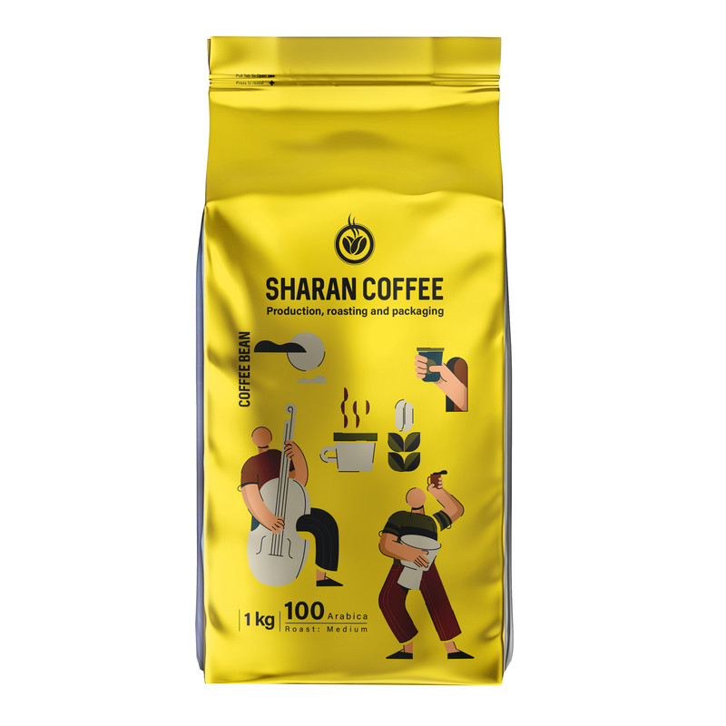 دانه قهوه ترکیبی ورونا شاران - 1 کیلوگرم 