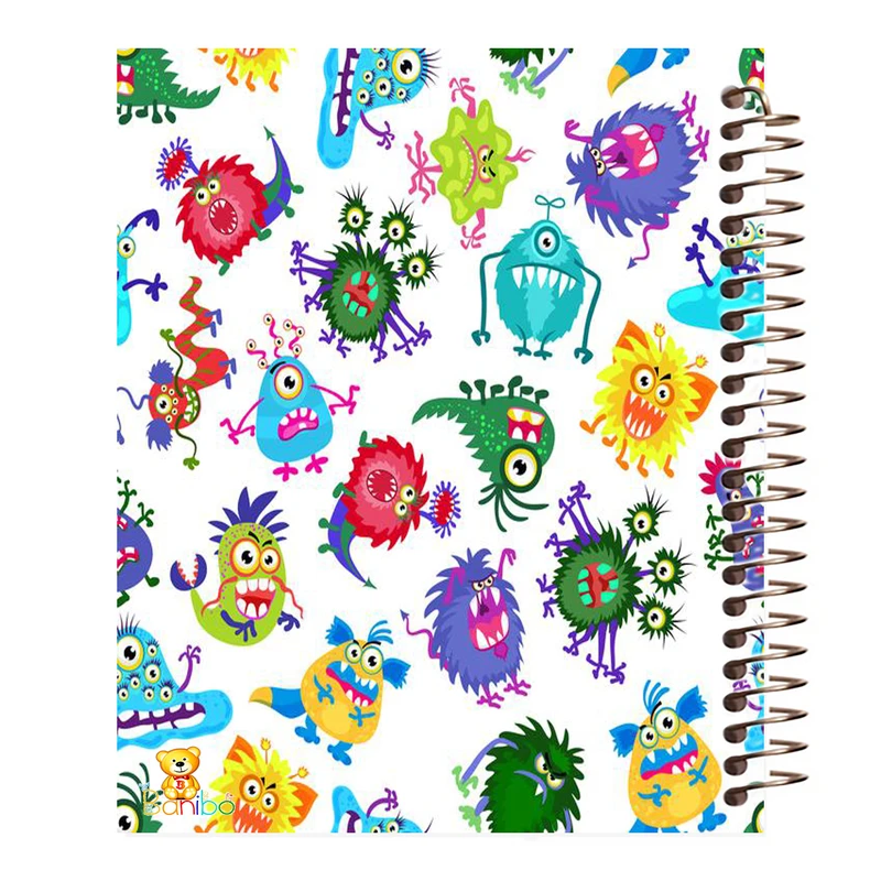 دفتر نقاشی 50 برگ بانیبو مدل کارخونه هیولا کد 420