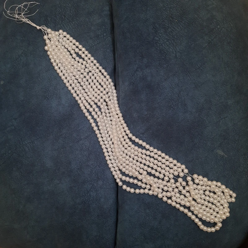 عکس شماره 3 : مهره دستبند مدل مروارید سایز ۸ بسته ۵۰۰ عددی