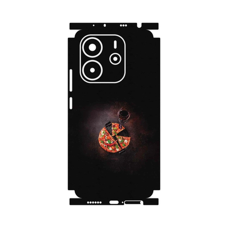 برچسب پوششی ماهوت مدل Pizza-FullSkin مناسب برای گوشی موبایل شیائومی Redmi Note 14 4G