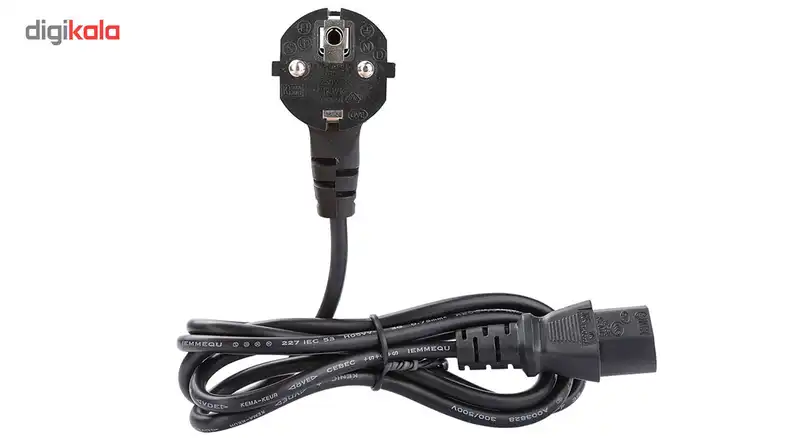 کابل برق سه پین منبع تغذیه کامپیوتر مدل P375 طول 5 متر