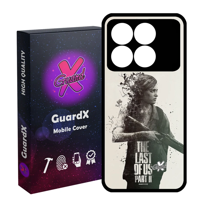 کاور گارد ایکس طرح The Last of Us مدل قاب Glass10199 مناسب برای گوشی موبایل شیائومی Poco X6 Pro 5G / Redmi K70E