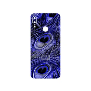 MAHOOT Purple Feather Cover Sticker for Motorola Moto E6 Plus