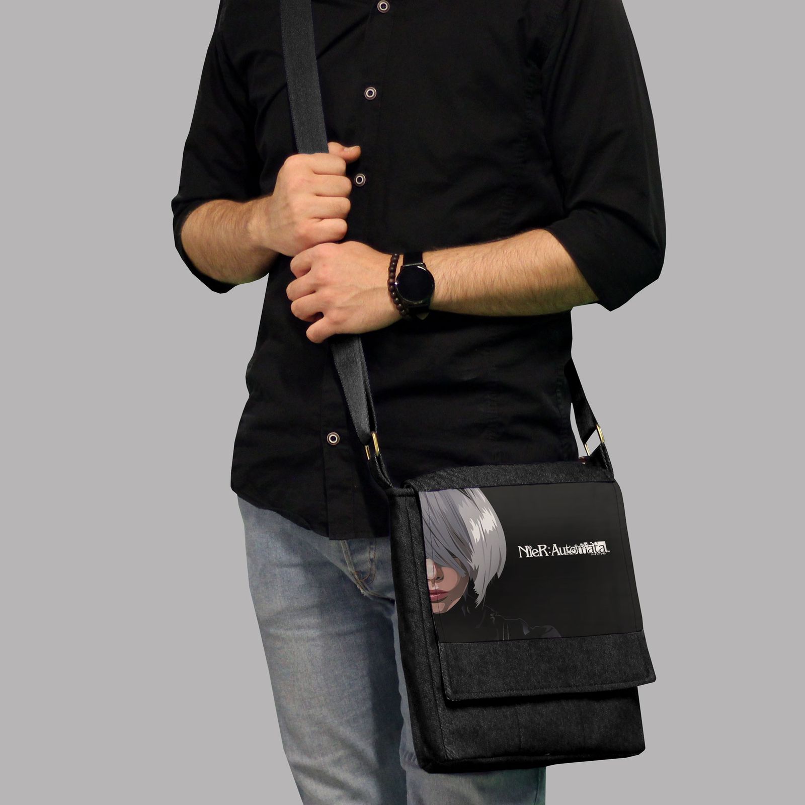 کیف رودوشی چی چاپ مدل نیئا اتوماتا کد Nier Automata 65250 -  - 4