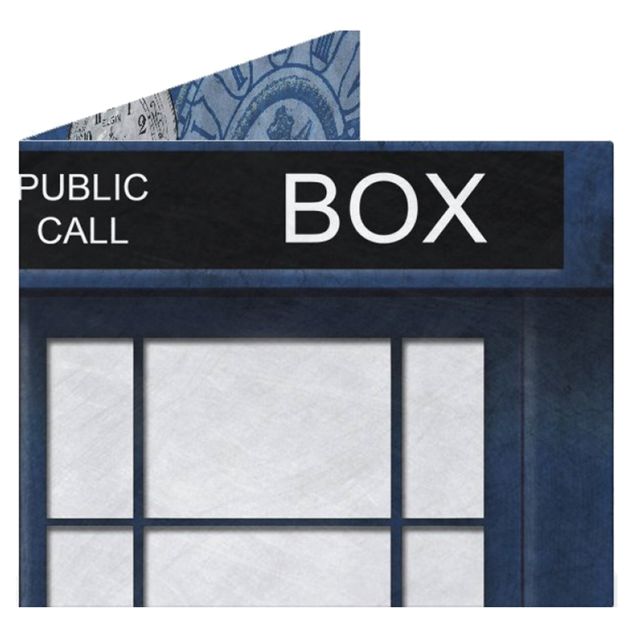 کیف پول کاغذی مایتی والت مدل Blue Police Box