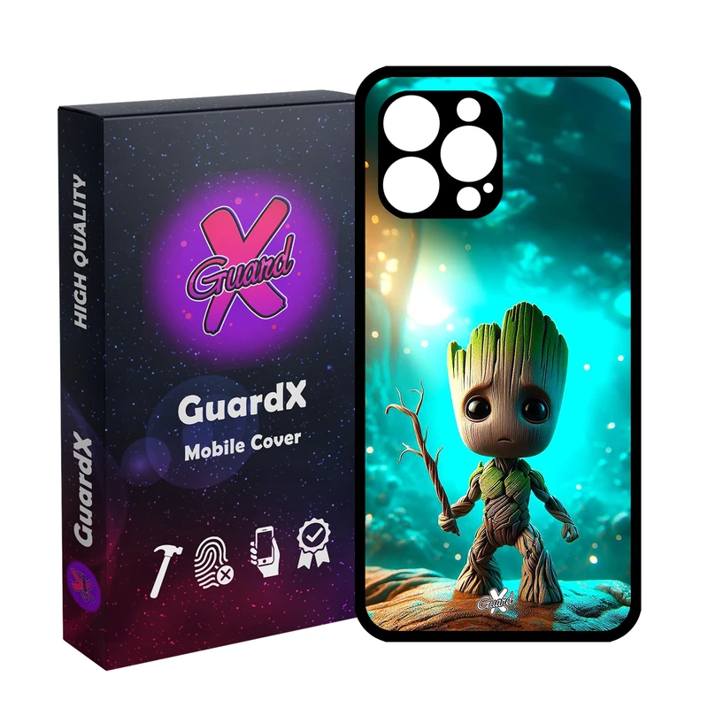 کاور گارد ایکس طرح گروت مدل Glass10698 مناسب برای گوشی موبایل اپل iPhone 12 Pro