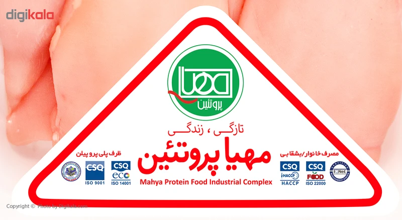 سینه مرغ بی استخوان مهیا پروتئین مقدار 0.9 کیلوگرم عکس شماره 4