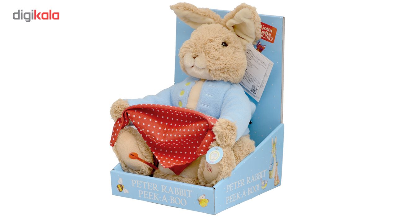 عروسک پولیشی گاند مدل Peter Rabbit Peek A Boo ارتفاع 30 سانتی متر