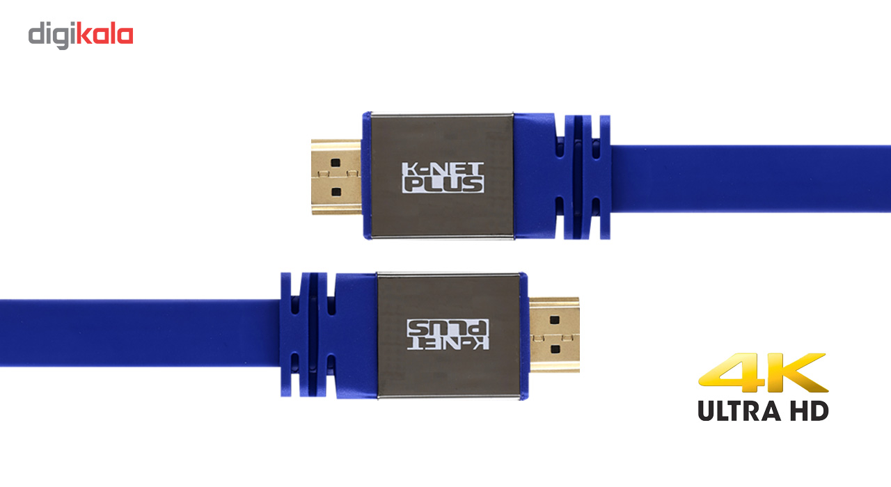کابل HDMI 2.0 Flat کی نت پلاس مدل KP-HC160 به طول 1.8متر