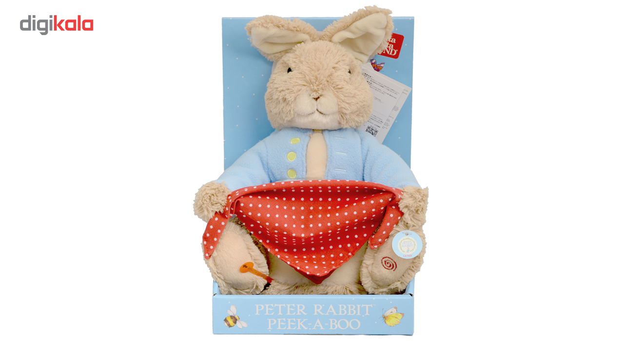 peter rabbit peek a boo soft toy