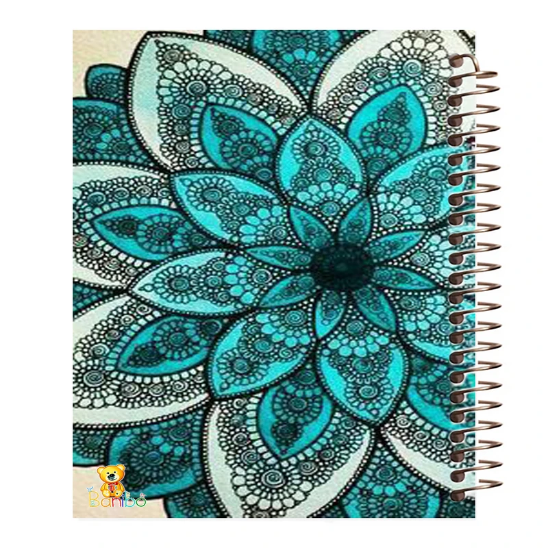 دفتر مشق 100 برگ بانیبو طرح گل کد 323