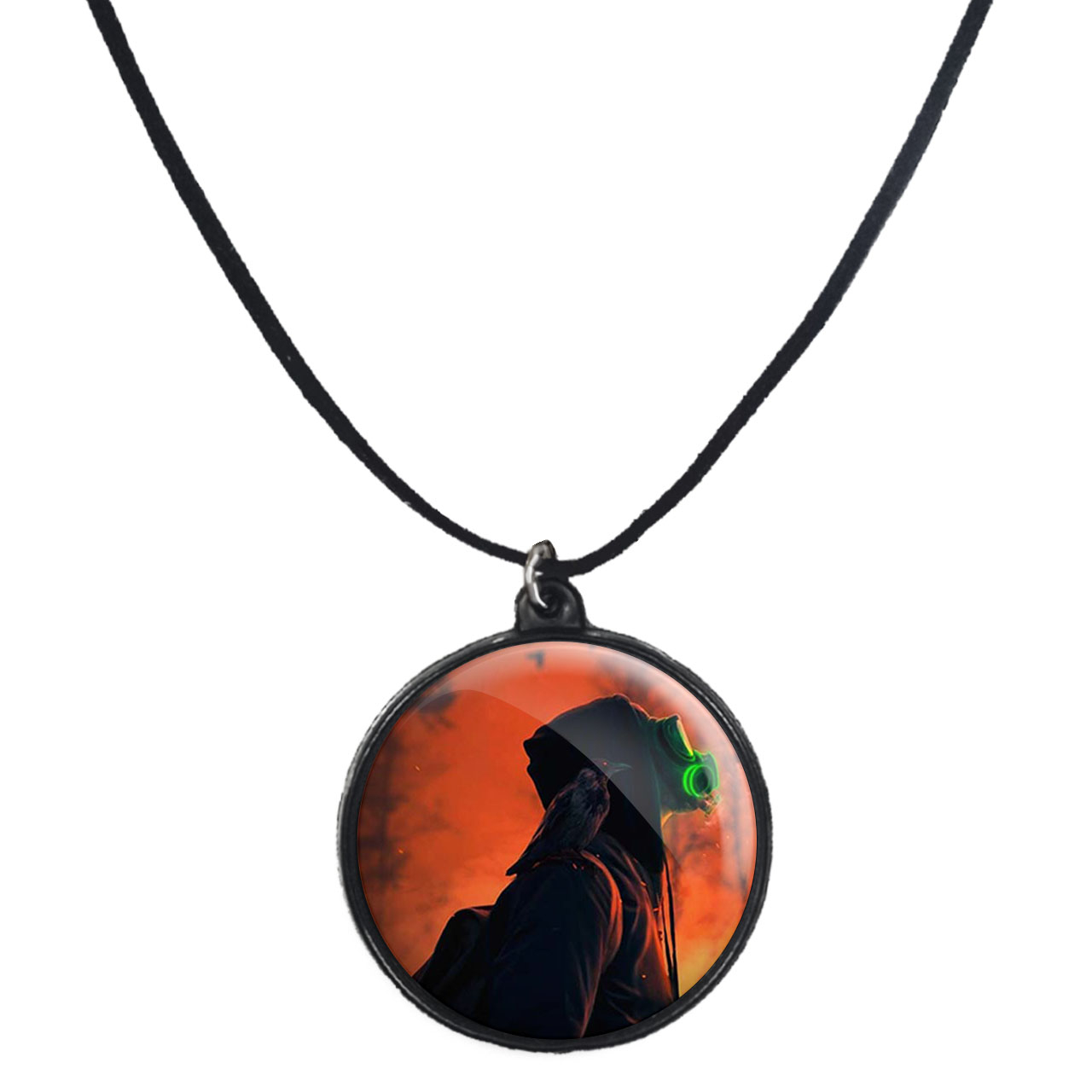 گردنبند پرمانه طرح خفن کد pmb.8521 مدل دو طرفه