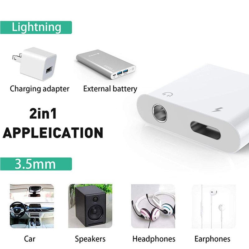 مبدل لایتنینگ به لایتنینگ/ AUX کد 9986