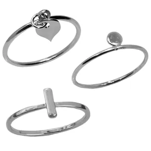 انگشتر زنانه کد RKH_1510 مجموعه 3 عددی