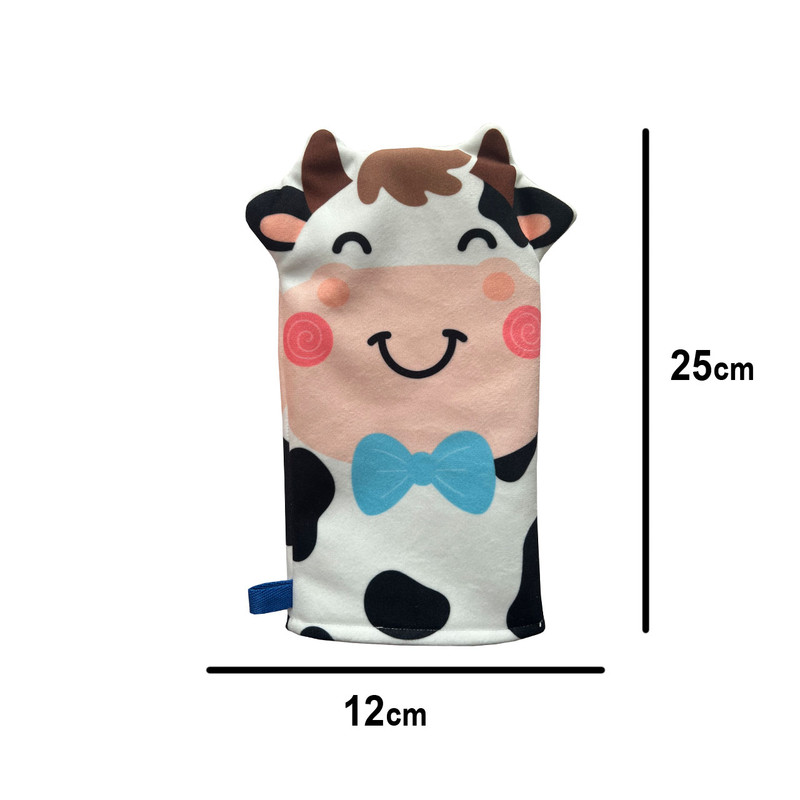 لیف حمام کودک مدل گاوی خوشحال کد 088