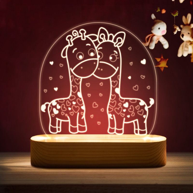 چراغ خواب اتاق کودک ارسا مدل زرافه