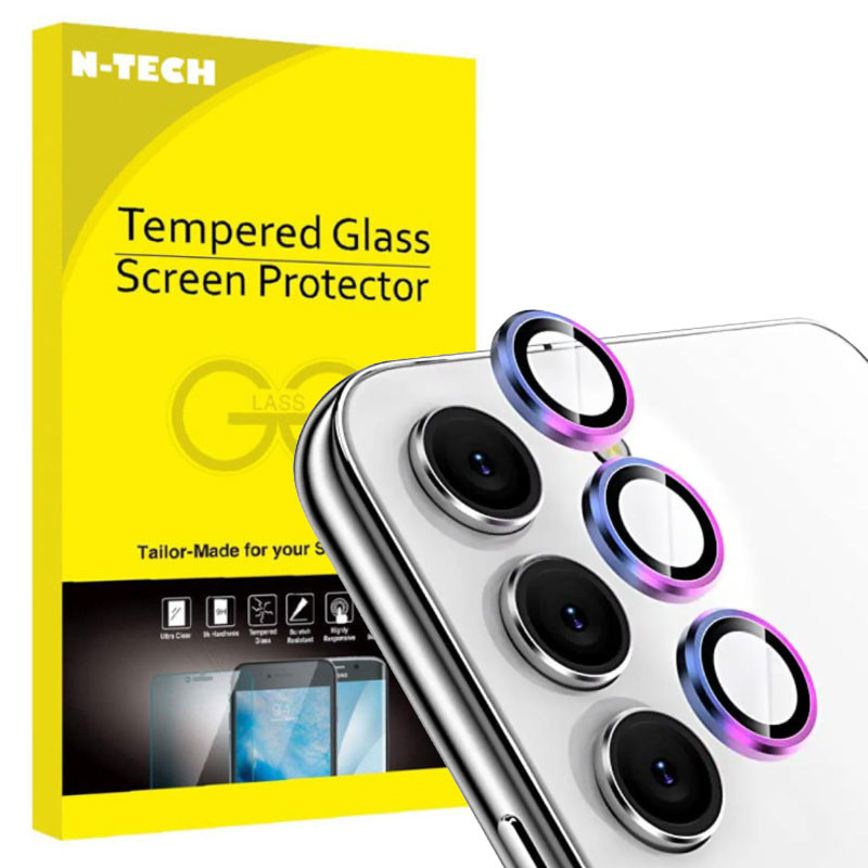 محافظ لنز دوربین انتک مدل Ring Metal Lens Protector مناسب برای گوشی موبایل سامسونگ Galaxy A55 5G