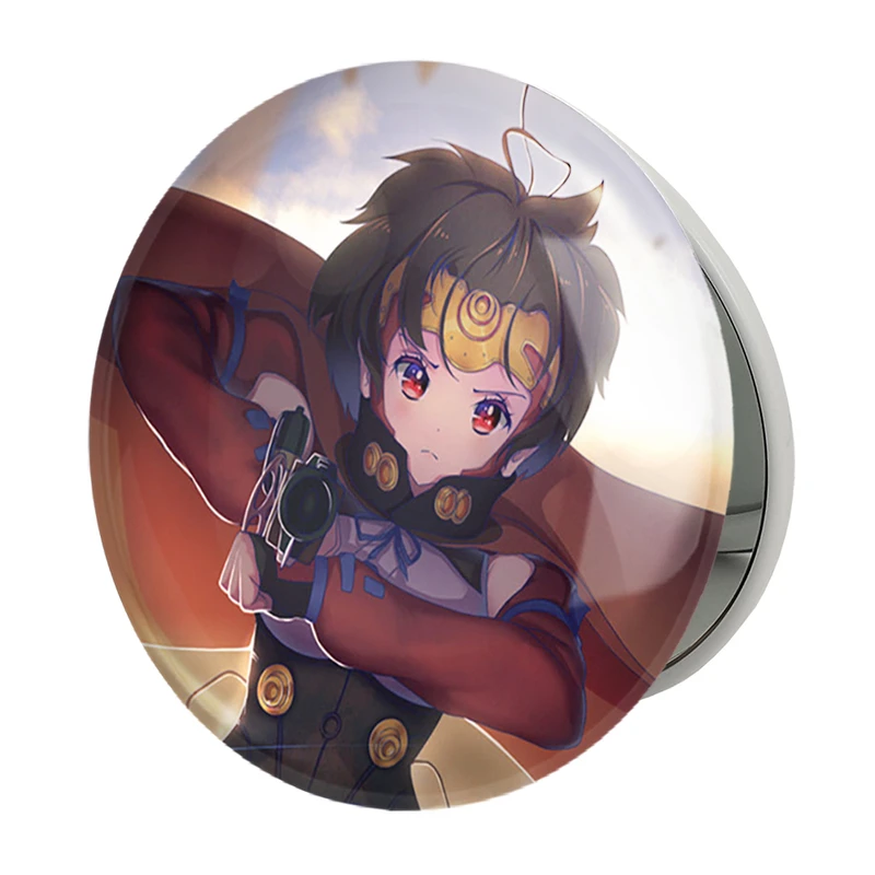 آینه جیبی خندالو طرح مومی انیمه کابانری (Kabaneri) مدل تاشو کد 36004