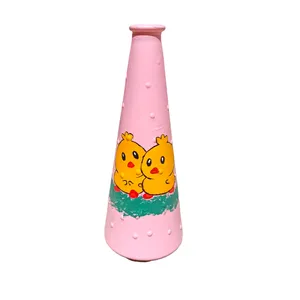 گلدان دکوری مدل فانتزی طرح  love chick