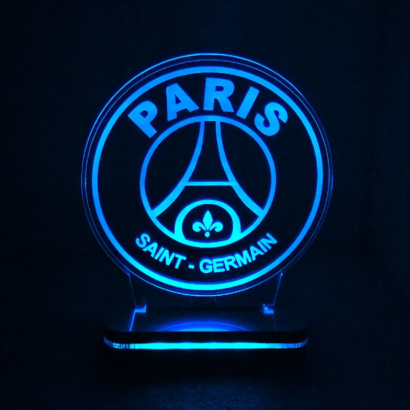 چراغ خواب سان لیزر طرح پاری سن ژرمن Paris Saint Germain مدل کلید دار