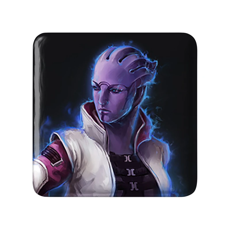 مگنت خندالو طرح بازی مس افکت (Mass Effect) مدل مربعی کد 31571