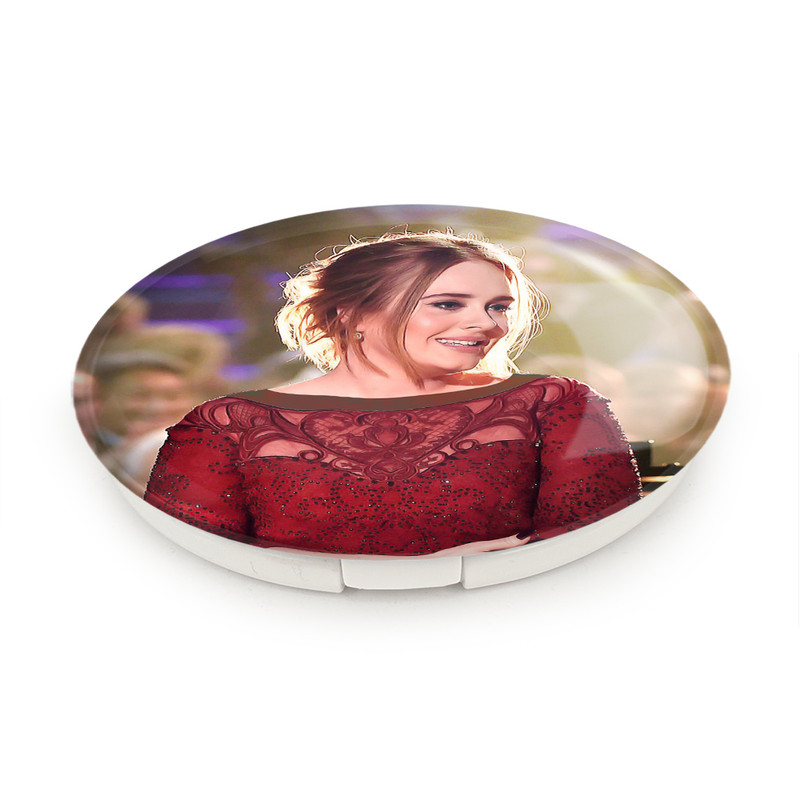 آینه جیبی خندالو طرح ادل Adele مدل تاشو کد 18990