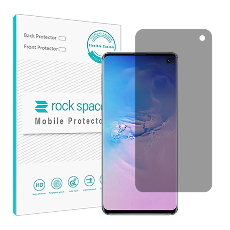 محافظ صفحه نمایش حریم شخصی راک اسپیس مدل HyPRV مناسب برای گوشی موبایل سامسونگ Galaxy S10