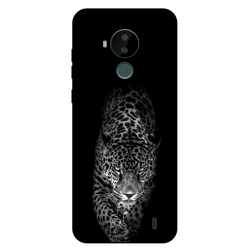 کاور مگافون طرح پلنگ مدل 1879 مناسب برای گوشی موبایل نوکیا C30  