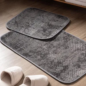 پادری مادام کوکو مدل Eze Antrasit سایز 80×50 سانتی متر مجموعه دو عددی