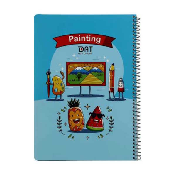 دفتر نقاشی 40 برگ دات طرح هندوانه کد 094