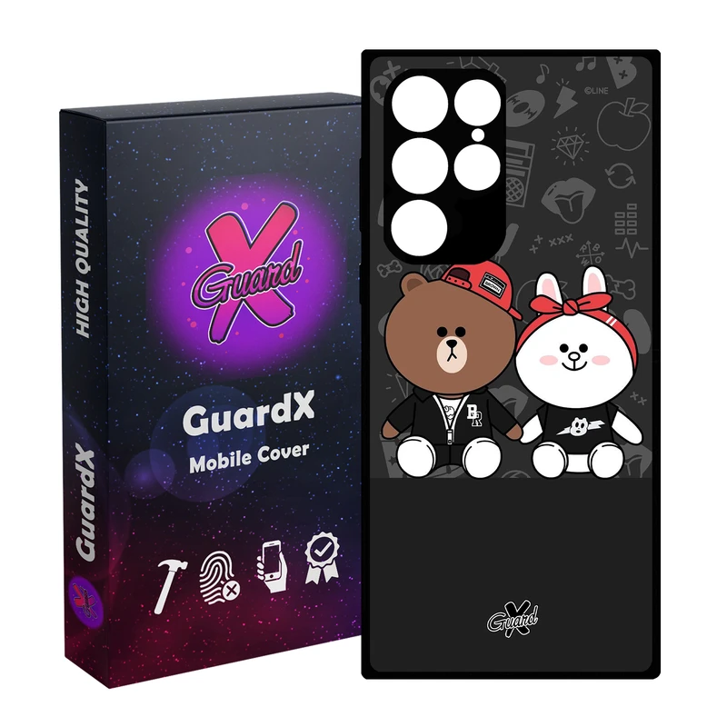 کاور گارد ایکس طرح Friends مدل Glass10127 مناسب برای گوشی موبایل سامسونگ Galaxy S23 Ultra