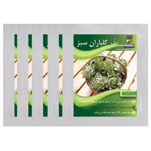 بذر کنگر فرنگی گلباران سبز بسته 5 عددی