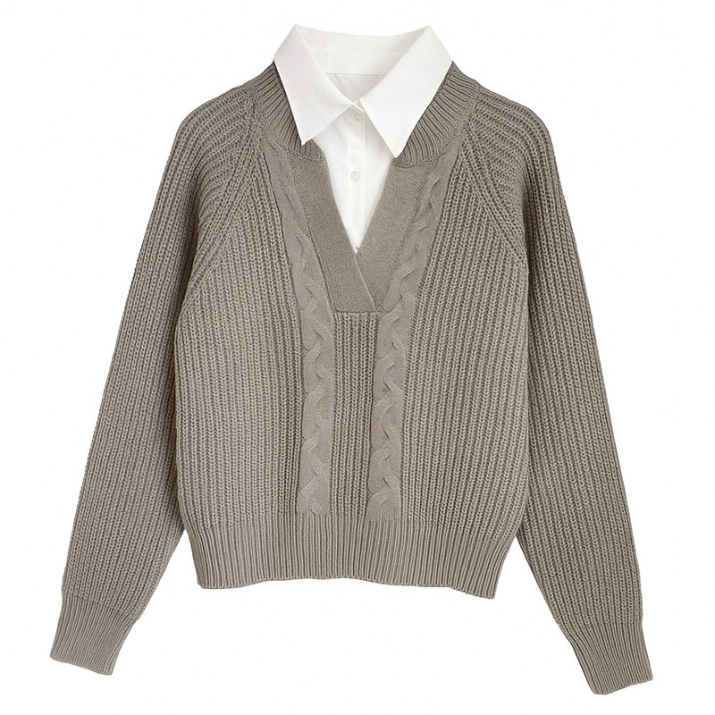 پلیور یقه هفت زنانه مدل Fall2025x_1